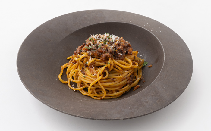 味噌と黒毛和牛挽肉の<wbr>発酵ボロネーゼパスタ